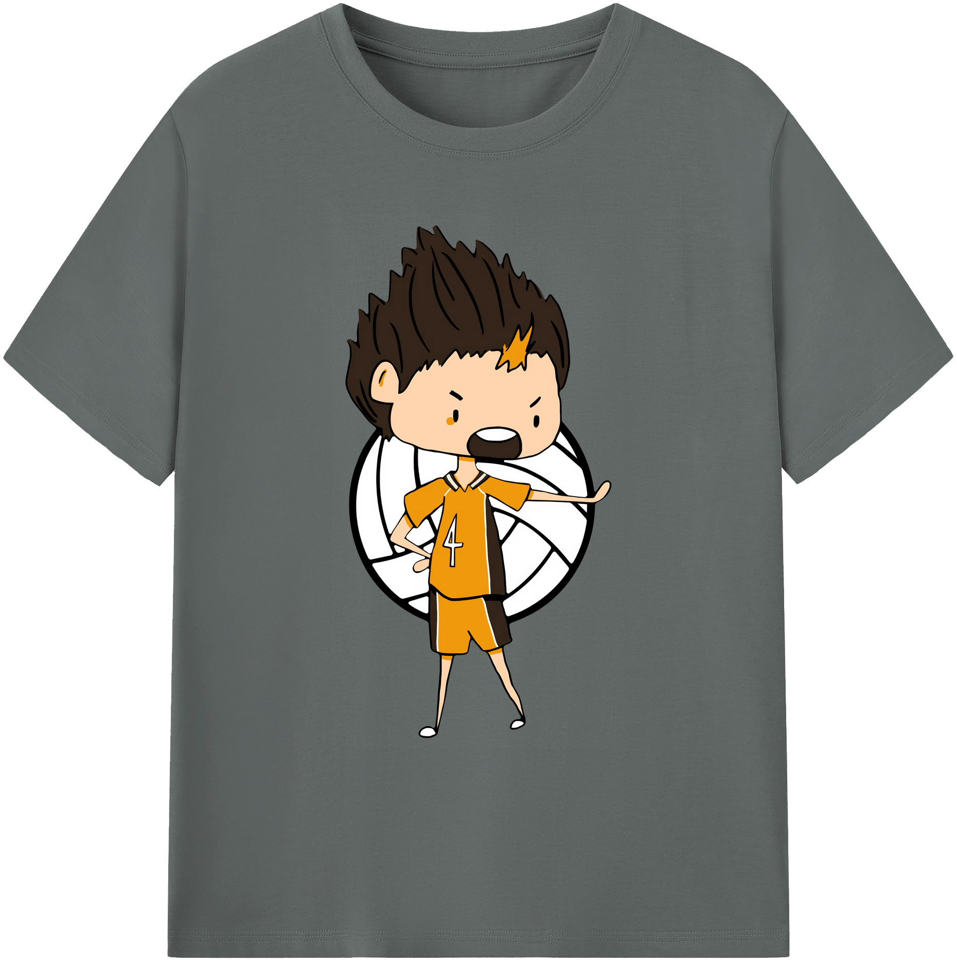 （画像用） ハイキュー!! Haikyu!! 綿100％ メンズ半袖Tシャツ｜肌触りやわらか＆通気性